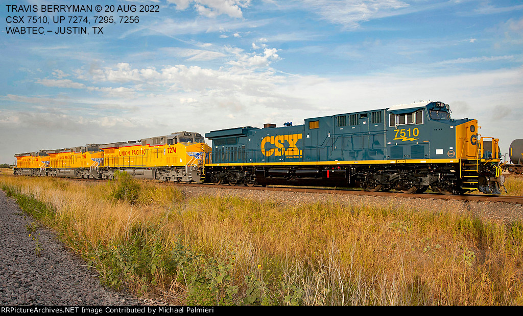 CSX and UP Locomotives